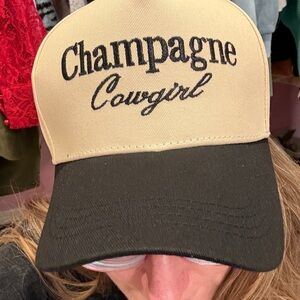 Champagne Cowgirl Cap new